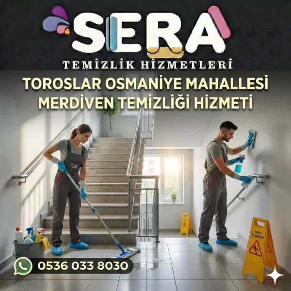 Mersin Toroslar Osmaniye Mahallesi Merdiven Temizliği Hizmeti