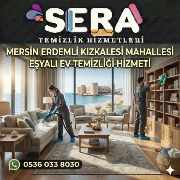 Mersin Erdemli Kızkalesi Bölgesi Eşyalı Ev Temizliği Hizmeti